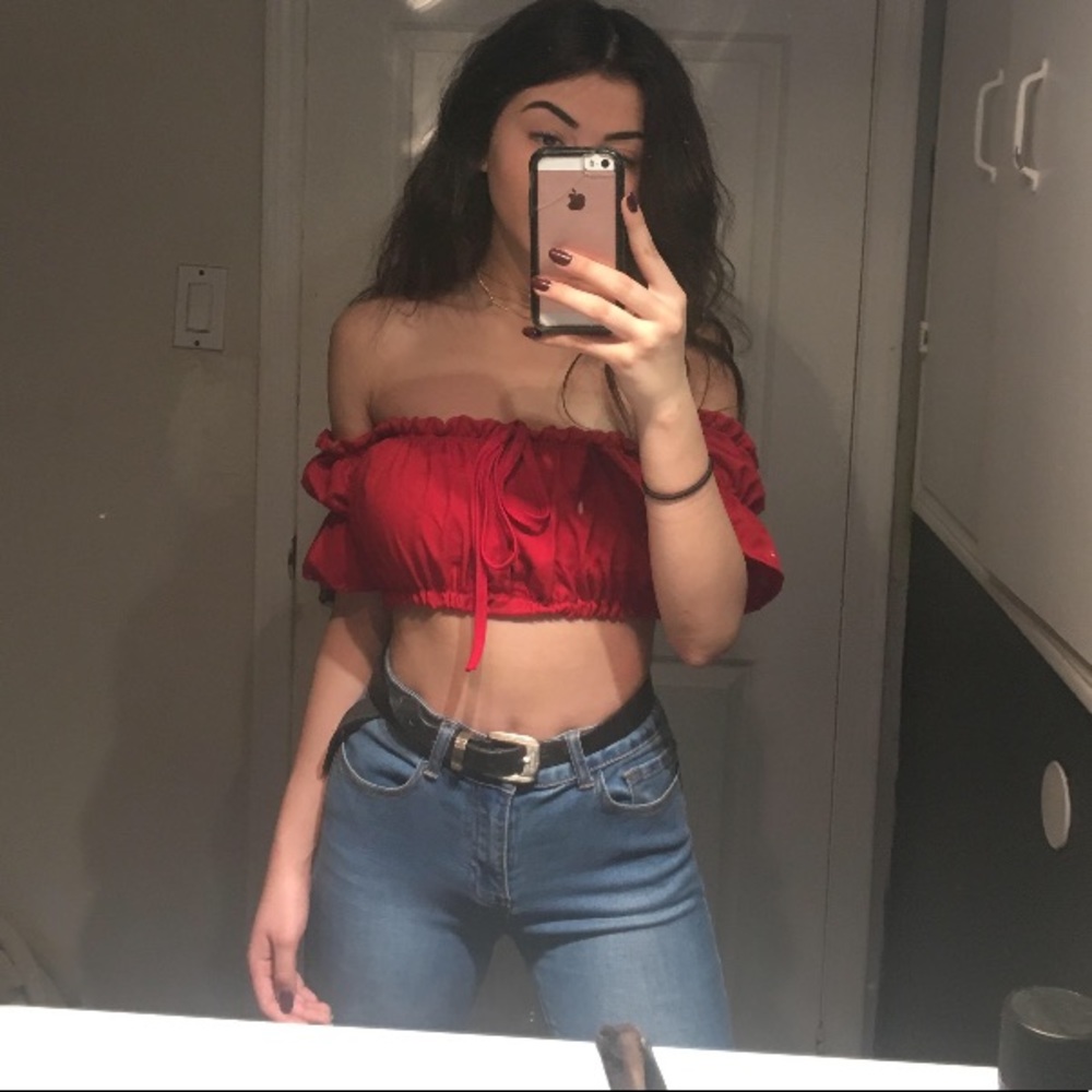 Off the shoulder top